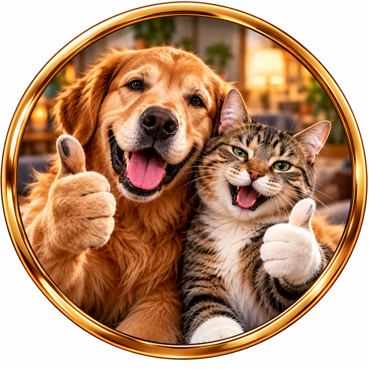 Godkendt af hunde og katte