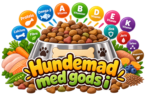 Hundemad med mineraler og vitaminer