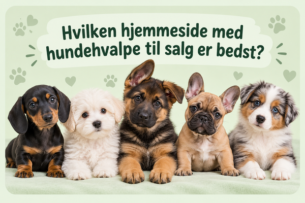 Hvilken hjemmeside med hundehvalpe til salg er bedst