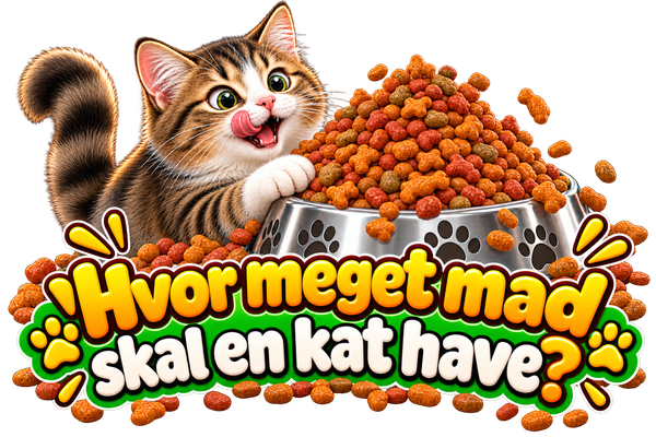 Hvor meget kattemad skal katten have
