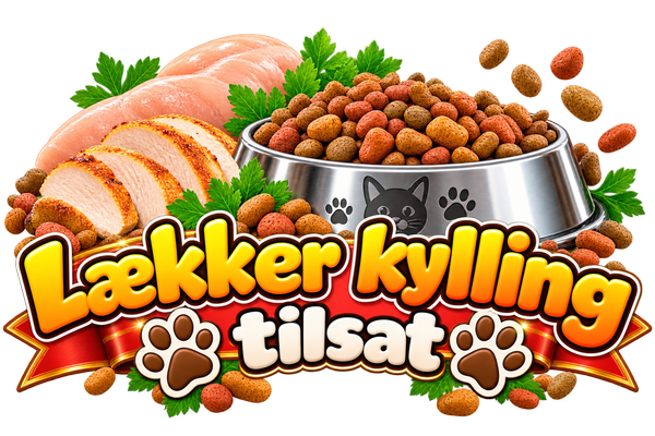 Lækker kylling tilsat i kattemaden