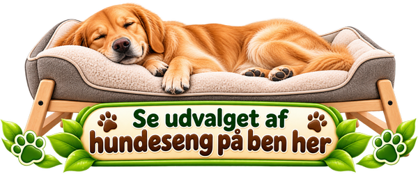Se udvalget af hundeseng på ben her