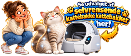 Se udvalget af selvrensende kattebakke kattebakker her