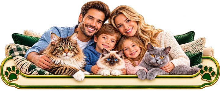 Sociale katte og livet med familien