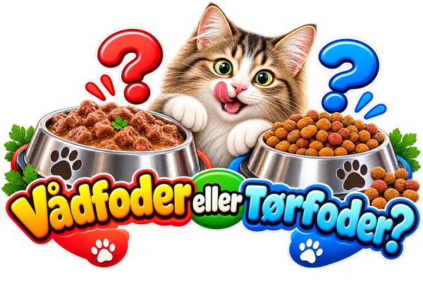 Tørfoder eller vådfoder kattemad